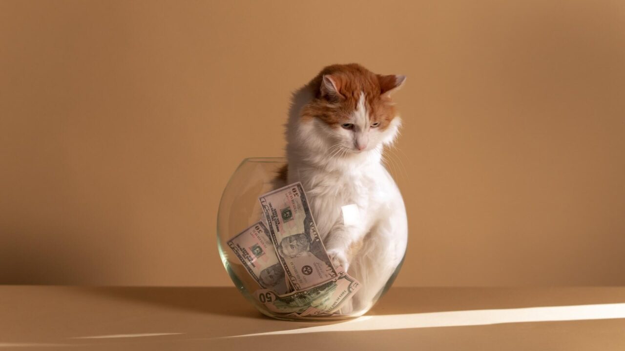 money-and-a-cat